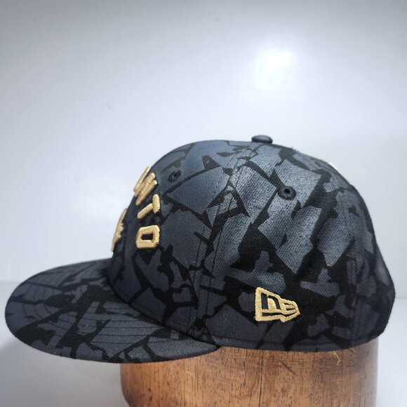 Toronto Raptors NBA Youth Hat Cap City Edition Charcoal Gold Embroidered Logos - Picture 7 of 11